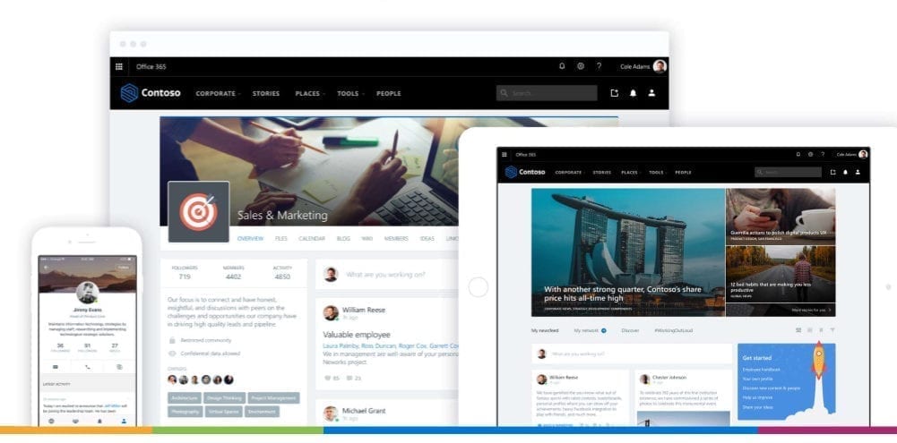 Beezy Intranet Newsfeed