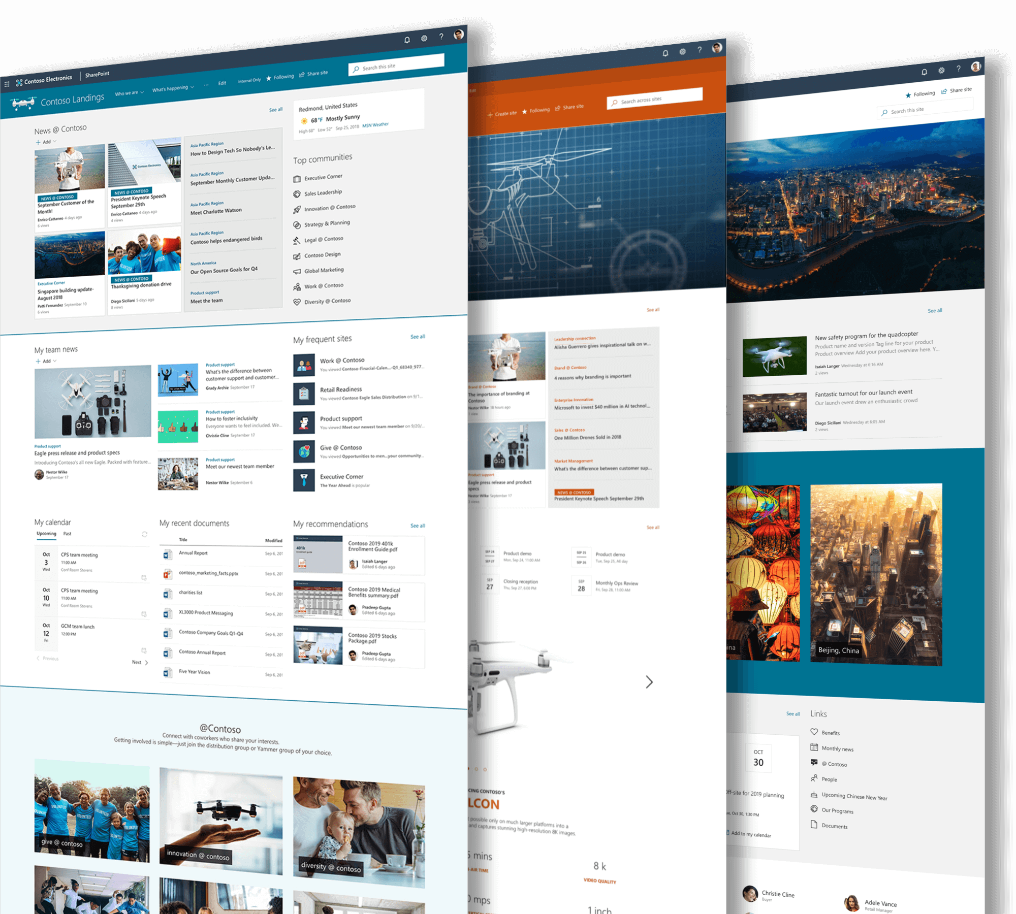 Office 365-based Intranet portal to help an engineering firm with document management and improve internal collaboration and communication.