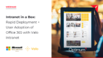 Webinar_ Intranet-in-a Box, Rapid Deployment and Adoption