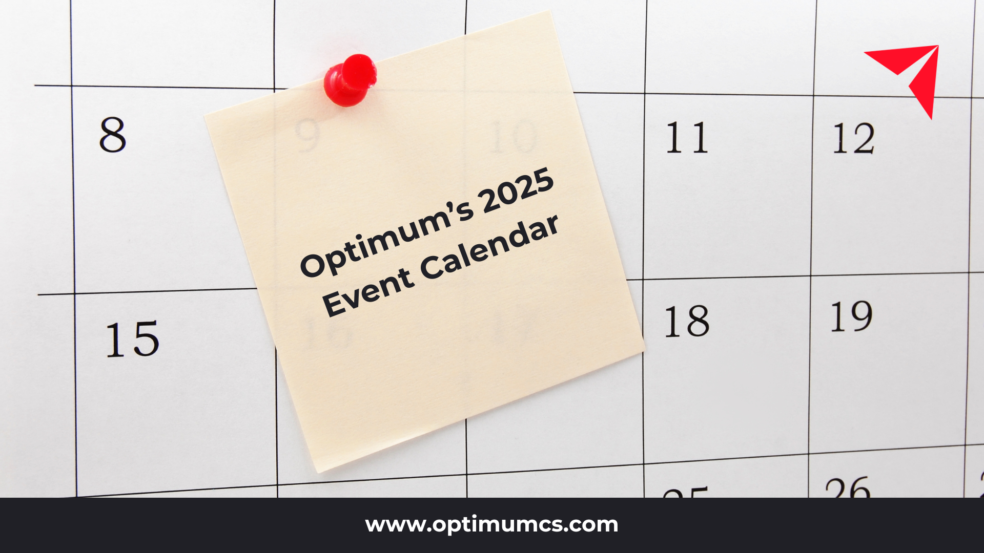 Optimum Events 2025 Conferences, Summits & Meetups We’re Attending This Fall Optimum CS