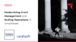 Webinar Modernizing Grant Management & Scaling Operations in Smartsheet Optimum